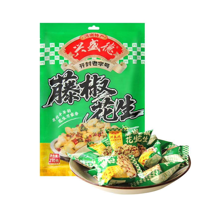 藤椒花生隨手包 210克袋